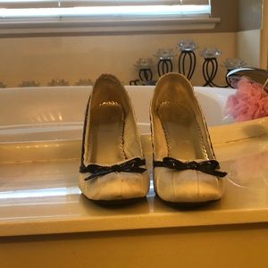 Satin Deb heels size 11